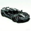 TGL-T5042 1:8 Sports Car Ford GT Custom Electroplated Black Building Block Set 3056pcs Adult Collector Collectible Model Kit
