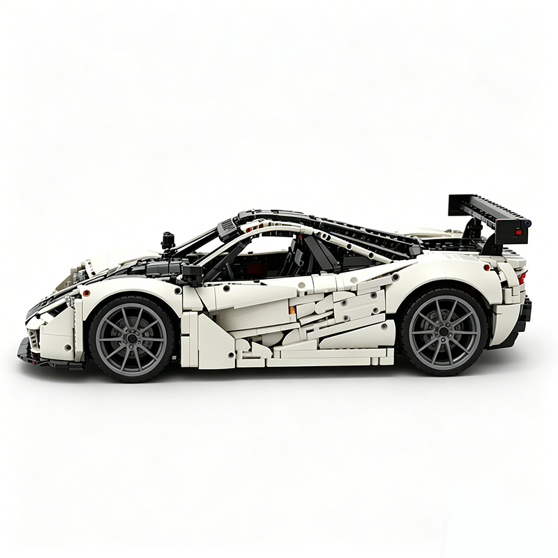 MOC-202525 1:8 Sports Car McLaren F1 GTR Concept Building Block Set 3473pcs Collectible Model Kit with Custom Wheels