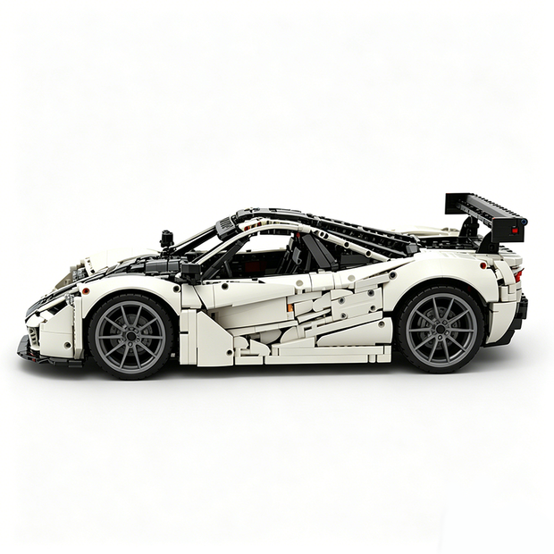 MOC-202525 1:8 Sports Car McLaren F1 GTR Concept Building Block Set 3473pcs Collectible Model Kit with Custom Wheels
