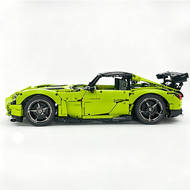 MOC-73939 1:8 Sports Car AMG GT R Black Series Building Block Set 2456 pcs Collectible Model Kit with Custom Wheels