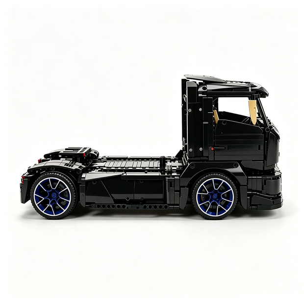MOC-88792 1:11 Sports Car Race Truck Building Block Set 2064pcs Collectible Model Kit with Custom Wheels