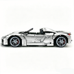 MOC-159171 1:8 Sports Car Porsche 918 Building Block Set 2266pcs Collectible Model Kit with Custom Wheels
