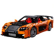 CADA-C61502 1:8 Sports Car Mazda RX-7 Building Block Set 3304pcs Adult Collector Collectible Model Kit