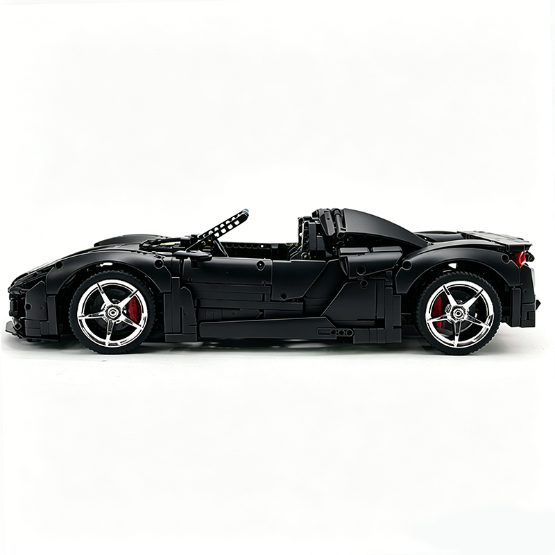MOC-159171 1:8 Sports Car Porsche 918 Building Block Set 2266pcs Collectible Model Kit with Custom Wheels