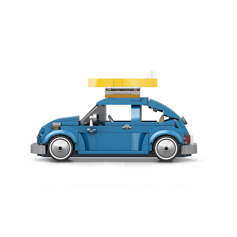 Beetle travel camping building block car 347pcs