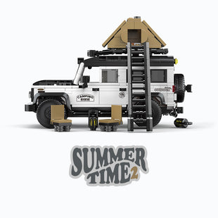 Land Rover Defender Camper Truck Blocks 676pcs