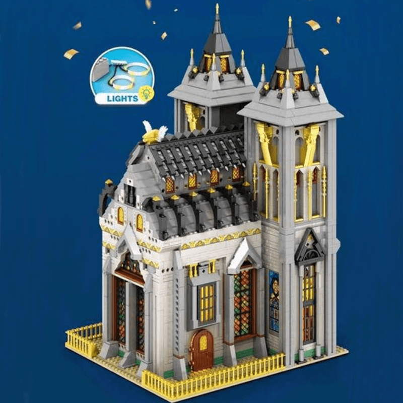 European century church building blocks 3467pcs