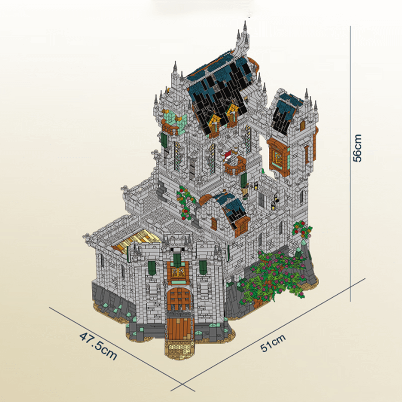 European Medieval Castle building block 8602pcs