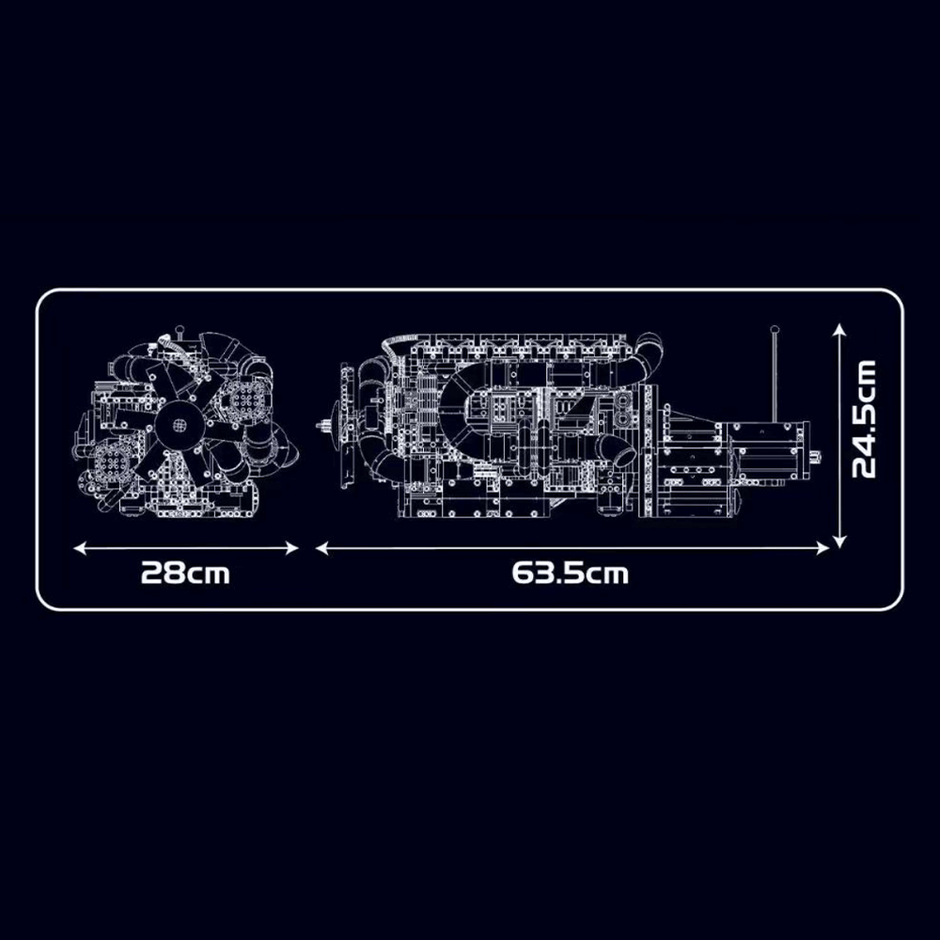 The Ultimate Inline-6 Truck Engine 3235pcs