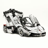 Italian Custom White Sports Car 4738pcs