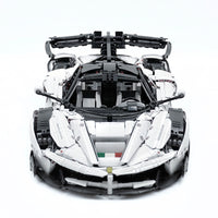 Italian Custom White Sports Car 4738pcs