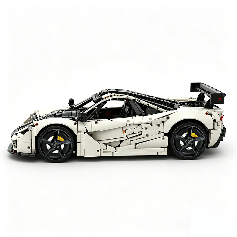 MOC-202525 1:8 Sports Car McLaren F1 GTR Concept Building Block Set 3473pcs Collectible Model Kit with Custom Wheels