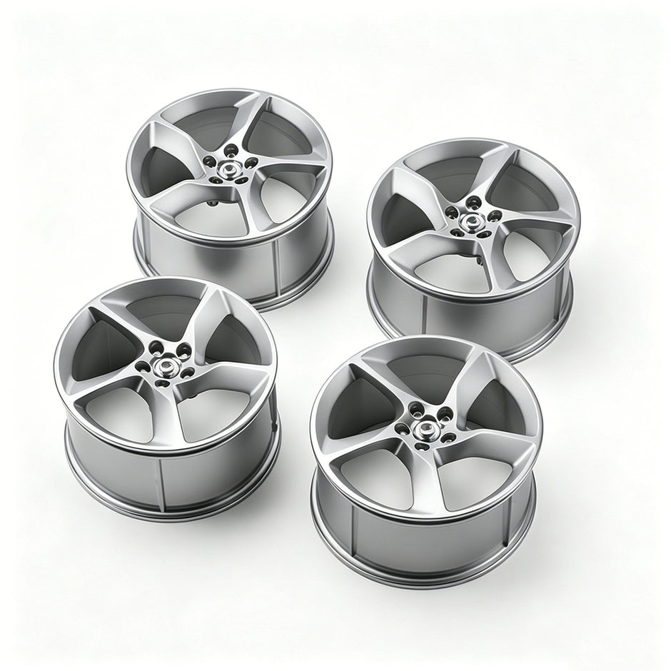 SP3 1:8 Building Block Wheel Rims 7.5×.4cm, Compatible with Technic 42172 42143 42232, 8 Colors Electroplated Series, MOC Model Car Mod Accessories