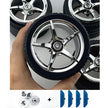 Accessories Wheel Hub Plating Hub Compatible Scale 1:8 Car wheel set