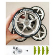 Accessories Wheel Hub Silver Grey  Golden Black Plating Hub Compatible Scale 1:8 Car