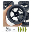 Accessories Wheel Hub Silver Grey  Golden Black Plating Hub Compatible Scale 1:8 Car