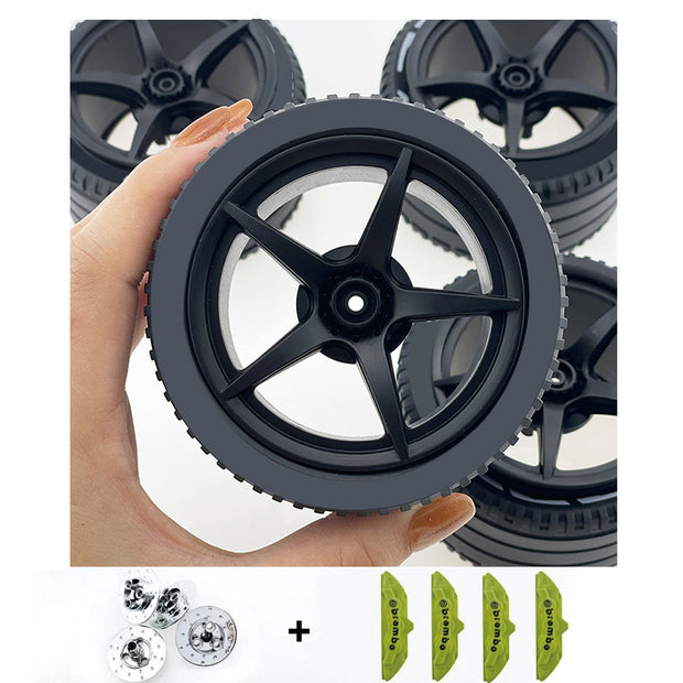 Accessories Wheel Hub Silver Grey  Golden Black Plating Hub Compatible Scale 1:8 Car