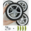 Accessories Wheel Hub Silver Grey  Golden Black Plating Hub Compatible Scale 1:8 Car