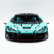Technic McLaren W1 Gradient Tiffany Blue Painted Supercar Building Blocks Kit, 1:8 Scale Static Race Car Model, 4200+ PCS Adult Collectible Building Set with Paper Instruction Manual