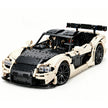1:8 Scale RX-7-Inspired Supercar MOC Building Blocks Set, 2,943-Piece Sports Car Model Kit