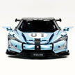 CADA-C64011 1:8 Sports Car YangWang U9 Custom Edition blue and black Building Block Set 3671pcs Adult Collector Collectible Model Kit