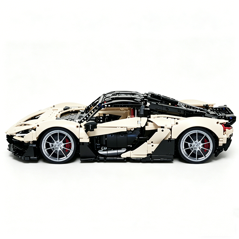 MOC-222472 1:8 Sports Car McLaren W1 Building Block Set 3442pcs Collectible Model Kit with Custom Wheels