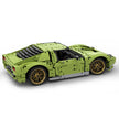 MOC-119000 1:8 Sports Car Lamborghini Miura Concept Building Block Set 3435pcs Collectible Model Kit with Custom Wheels