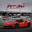 JIESTAR 66303 MOC SF90-Inspired Sports Car Model Kit  | 3797 Pieces Ultimate Sports Car Building Blocks Bricks
