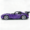 MOC-73939 1:8 Sports Car AMG GT R Black Series Building Block Set 2456 pcs Collectible Model Kit with Custom Wheels