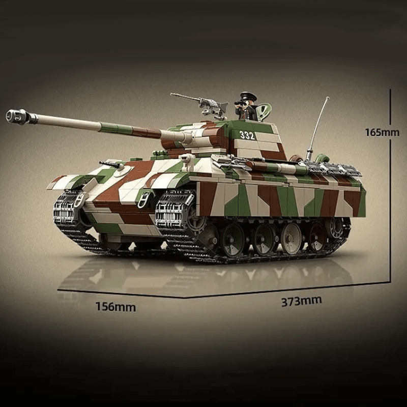 100252 Leopard Tank Building Blocks 2135pcs