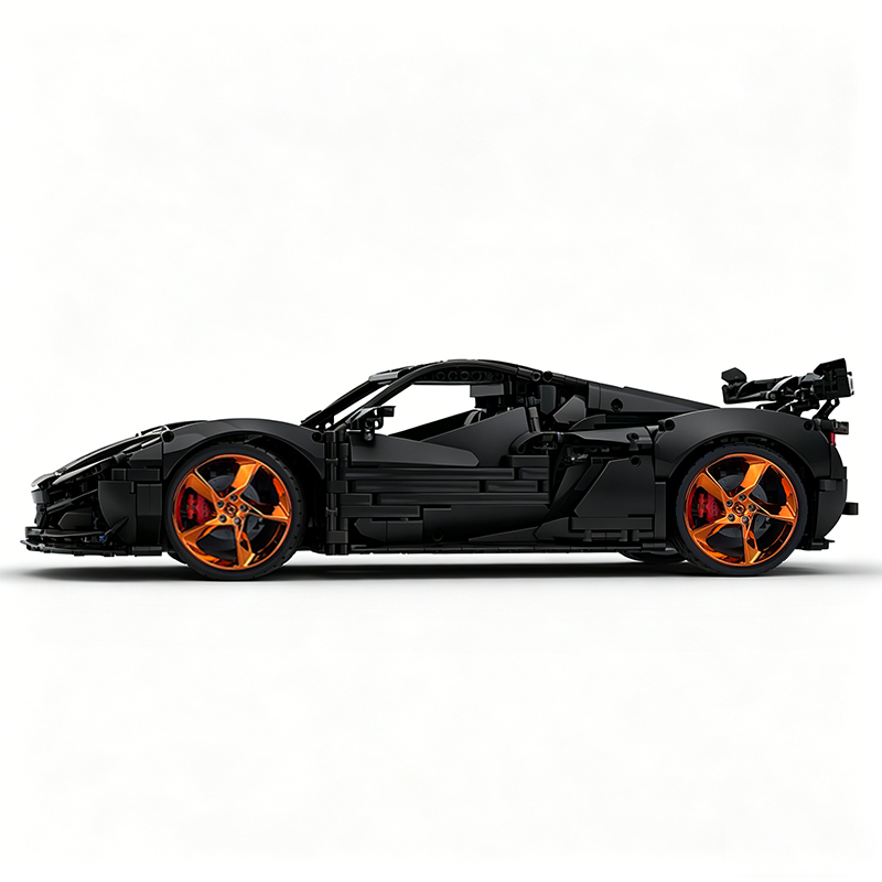 MOC-216686 1:8 Sports Car Corvette ZR1 2025 Building Block Set 3646pcs Collectible Model Kit with Custom Wheels