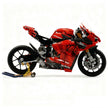 672101 Motorcycle Car Model Building Blocks MOC Racing V4S Vehicles Bricks  2129pcs