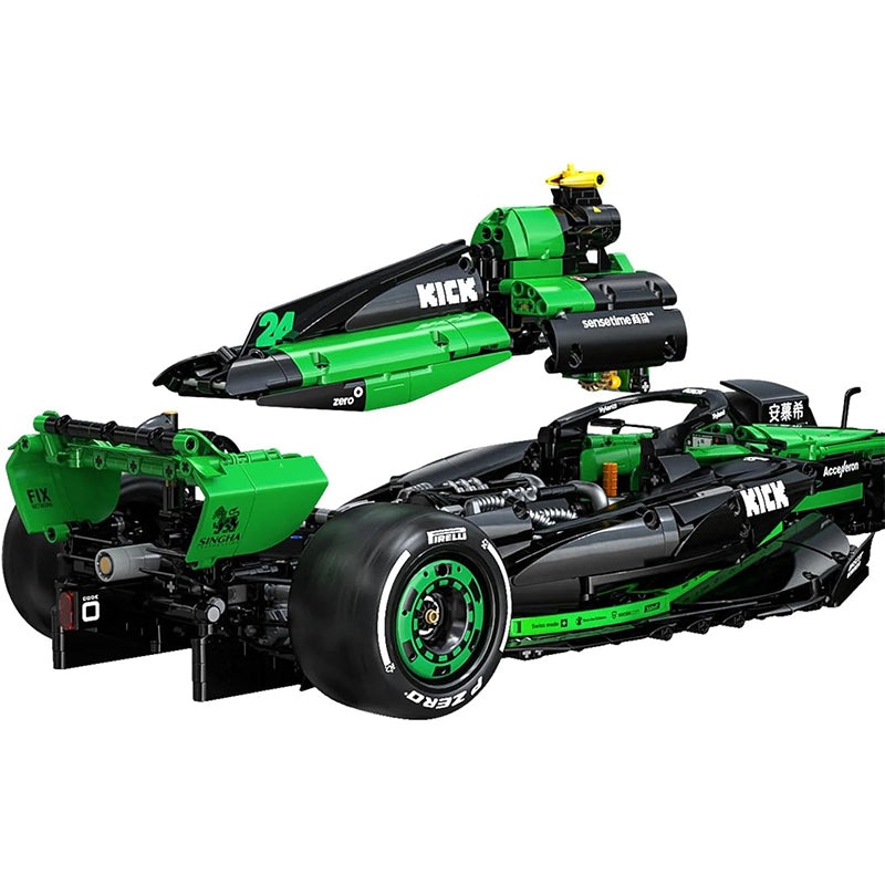 CADA-C64010 1:8 Sports Car Sauber F1 Team Building Block Set 2552pcs Adult Collector Collectible Model Kit