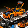 Official Licensed Toyota Supra A80 1:8 Scale Building Block Car | 4508 Pieces Ultimate Sports Car Model Kit