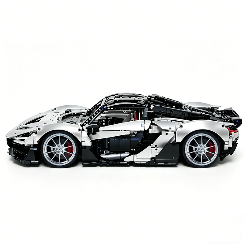 MOC-222472 1:8 Sports Car McLaren W1 Building Block Set 3442pcs Collectible Model Kit with Custom Wheels