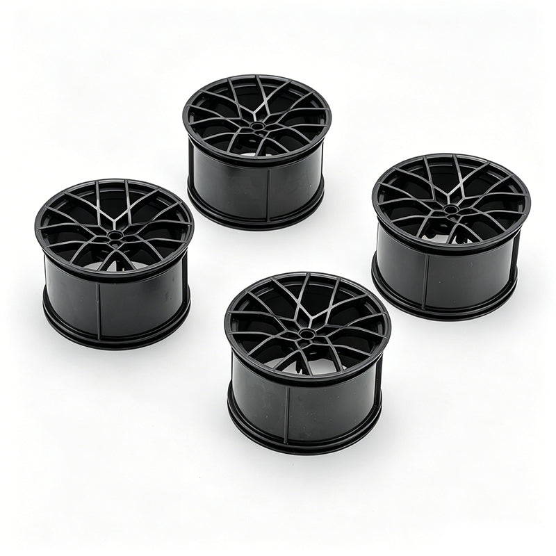 GL05 1:8 Building Block Wheel Rims 6.6×4.4cm, Compatible with Technic 42115 42083, 6 Color Options, MOC Supercar Model Mod Accessories