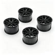 GL05 1:8 Building Block Wheel Rims 6.6×4.4cm, Compatible with Technic 42115 42083, 6 Color Options, MOC Supercar Model Mod Accessories