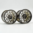 GULY 2# Wheel Rims, 6.6cm OD 4.4cm Width, 1:8 Scale Building Block Rims, Compatible with Technic 42115 42083 Car Model, MOC Replacement Parts, 5 Colors Available, Rims Only or Rims with Tires Option