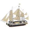 66048 Endeavour Sailing Ship Imperial Age Warship 3555pcs