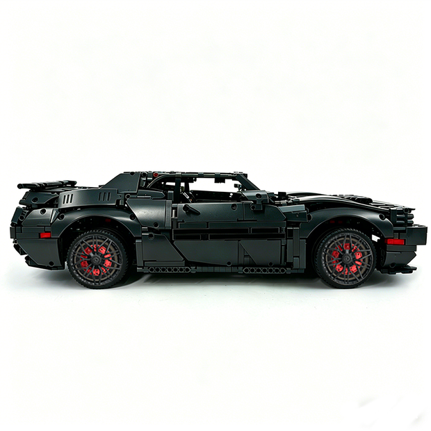MOC-152910 1:8 Sports Car Dodge Challenger Concept Building Block Set 3121pcs Collectible Model Kit with Custom Wheels