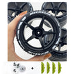 Accessories Wheel Hub Silver Grey  Golden Black Plating Hub Compatible Scale 1:8 Car