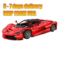 Limited Edition 1:8  Hypercar Model Building Blocks Puzzle Toy