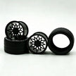 GULY 2# Wheel Rims, 6.6cm OD 4.4cm Width, 1:8 Scale Building Block Rims, Compatible with Technic 42115 42083 Car Model, MOC Replacement Parts, 5 Colors Available, Rims Only or Rims with Tires Option