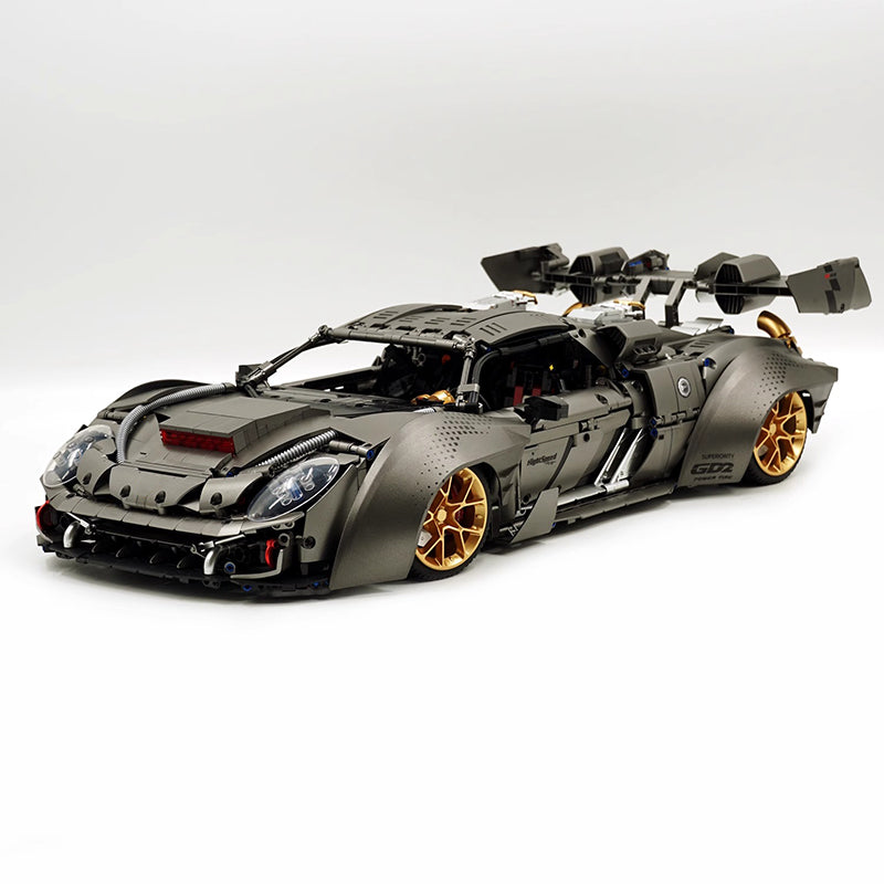 GULY 10629 Technic Supercar Building Blocks Set, 1:8 Scale Porsche 918 Wide‑Body Sports Car Model, 4306 Pcs DIY Assembly MOC Collectible Vehicle Kit for Adult Hobbyists