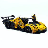 Custom-made Yellow Sports Car 4100pcs