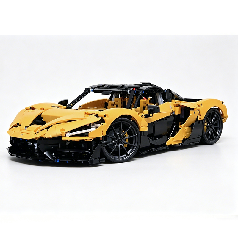 MOC-222472 1:8 Sports Car McLaren W1 Building Block Set 3442pcs Collectible Model Kit with Custom Wheels