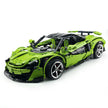 MOC-190653 1:8 Sports Car McLaren 600LT Building Block Set 2688pcs Collectible Model Kit with Custom Wheels