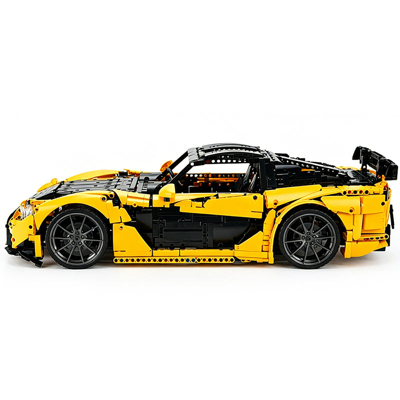 1:8 Scale RX-7-Inspired Supercar MOC Building Blocks Set, 2,943-Piece Sports Car Model Kit