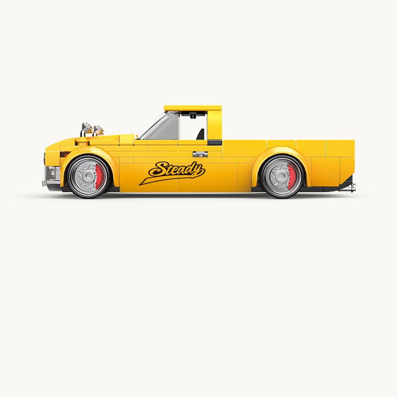 Retro pickup truck assembly blocks 324pcs