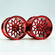 GULY 2# Wheel Rims, 6.6cm OD 4.4cm Width, 1:8 Scale Building Block Rims, Compatible with Technic 42115 42083 Car Model, MOC Replacement Parts, 5 Colors Available, Rims Only or Rims with Tires Option